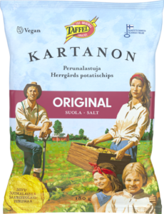 Kartanon perunalastuja original