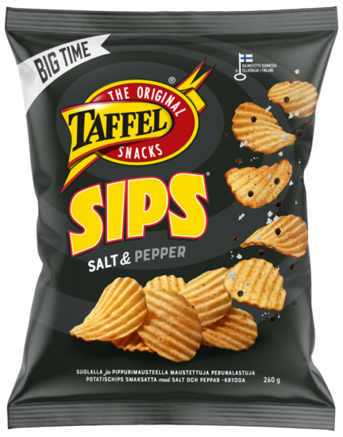 Taffel Sips salt & pepper 260 g