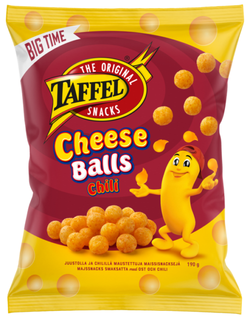 Taffel Cheese Balls chili 190 g